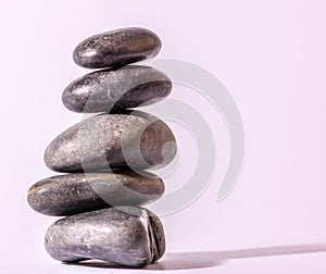 Stones in equilibrium is a form of artistic expression consisting in the creation of compositions made with stones balanced