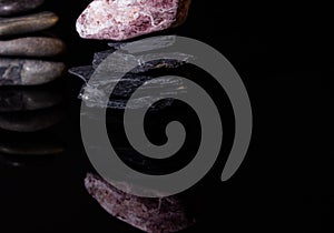 Stones in equilibrium is a form of artistic expression consisting in the creation of compositions made with stones balanced.