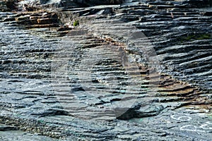 Stones form abstract lines photo