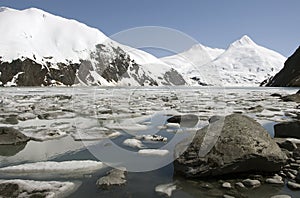 Stones and Glacial Ice, Alaska