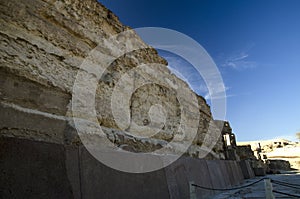 Stones of Great pyramid of Giza (Khufu, Cheops)