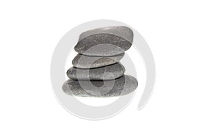 Stones isolated on white background