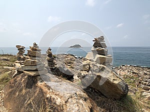 Stones at koh samet end view point