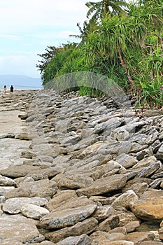 Stones Offshore in an Island
