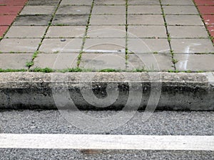 Stones paving the old texture background