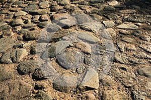 Stones paving