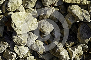 Stones processed from nature photo