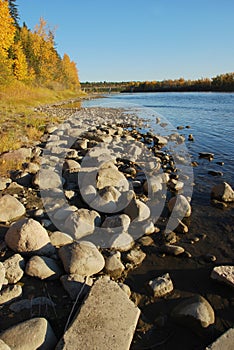 Stones in River Valley