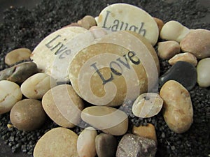 Stones in the sand magical