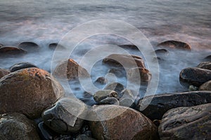 Stones at the sea beach