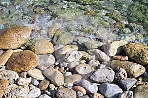 Stones on the seashore