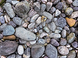 Stones on the shore