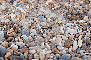 Stones on the South coast of the Great Britain