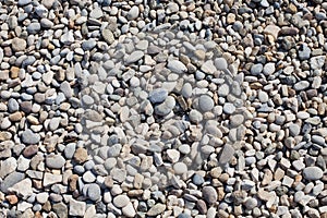 Stones texture pebbles vs. flint