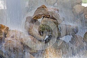 Stones under water photo