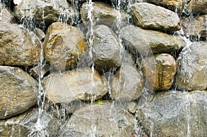 Stones and water