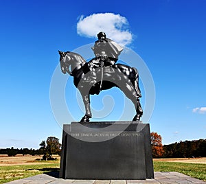 Stonewall Jackson statue at Manassas Battlefield Park