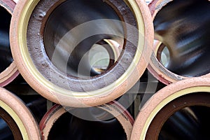 Stoneware pipes photo