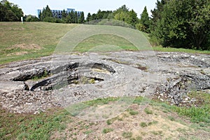 Kamenná koupel v Roman therm v lázních Dudince