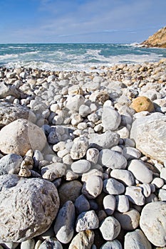 Stony beach