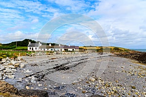 Stony beach at Moelfre