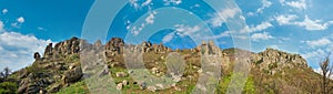 Stony Demerdzhi Mountain panorama view (Crimea, Ukraine), and 