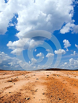 Stony desert. photo