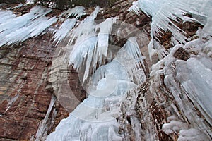 Stony Kill Falls Icicle Cliffs photo