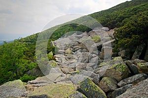 Stony trail in the Snowy Kettles/ Sniezne Kotly