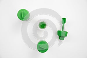 Stool sample collection kit for parasite testing