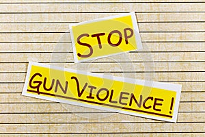 Stop aggressive gun violence domestic violent assault