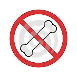 Stop Bone Isolated Vector icon which can easily modify or edit