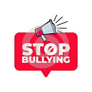 Stop bullying with megaphone.