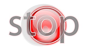 Stop button