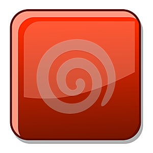 stop button icon in Red