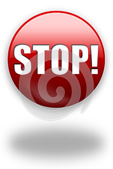 STOP! button / sign