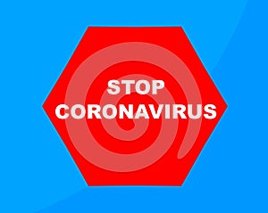 Stop coronavirus concept. Quarantine for danger virus in Europe. Pandemic