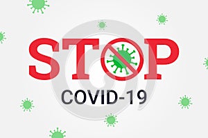 Stop coronavirus. Coronavirus outbreak in China. The fight against coronavirus. The danger of coronavirus and the risk
