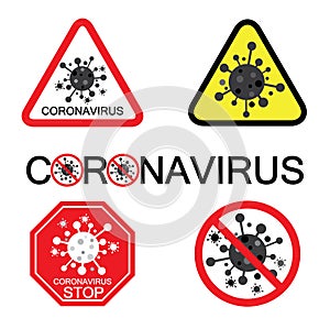 Stop coronavirus. Coronavirus outbreak. coronavirus. Biological hazard. Coronavirus danger. Pandemic medical concept with