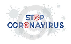 Stop covid19 pandemic poster with particles