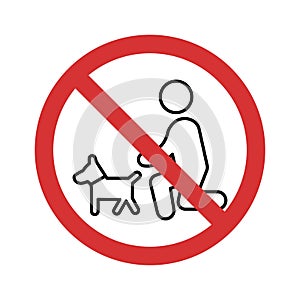 Stop  Dog Isolated Vector icon which can easily modify or edit