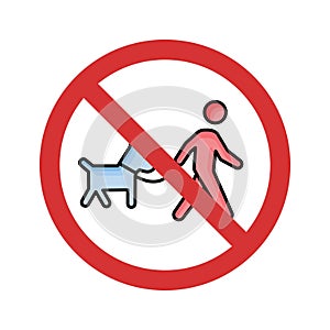 Stop  Dog Isolated Vector icon which can easily modify or edit