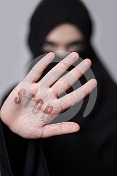 Stop domestic violence against muslim women