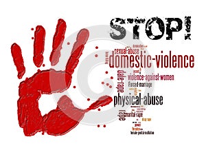 Stop domestic violence against women and girls