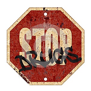 Stop Drugs Sign