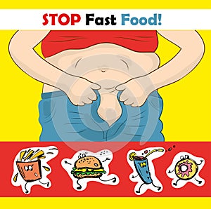 Stop eating Fast food.