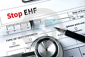 Stop EHF (Ebola hemorrhagic fever) Stop EHF (Ebola hemorrhagic f