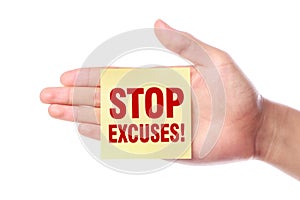 Stop Excuses
