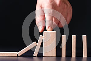 Stop The Falling Domino