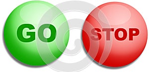 Stop and Go Buttons
